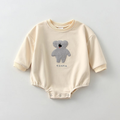 Βρεφική φόρμα για νεογέννητο αγόρι, ανοιξιάτικα, φθινοπωρινά, βρεφικά ρούχα για κορίτσι, μαλακή βαμβακερή φόρμα για μωρά Ολόσωμη βρεφική φόρμα 0-24 μηνών