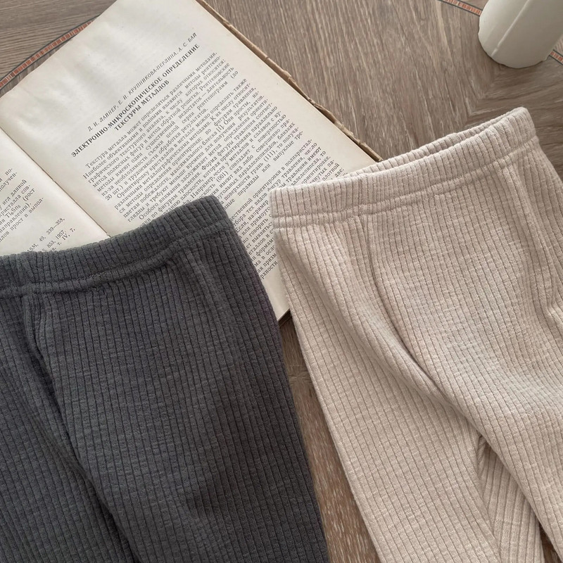 2023. gada rudens, jaunas bērnu bikses, mazuļu meitenes, bantes, svītraini legingi