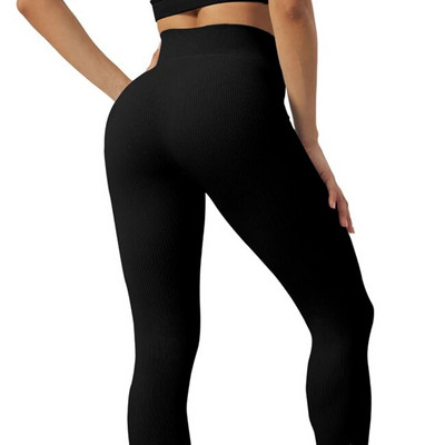 Bešavni sportski set Ženski dvodijelni 2PCS Crop Top grudnjak Tajice Odjeća za vježbanje Odjeća za fitness 2023. Odijelo za trčanje u teretani Ženska odjeća za jogu