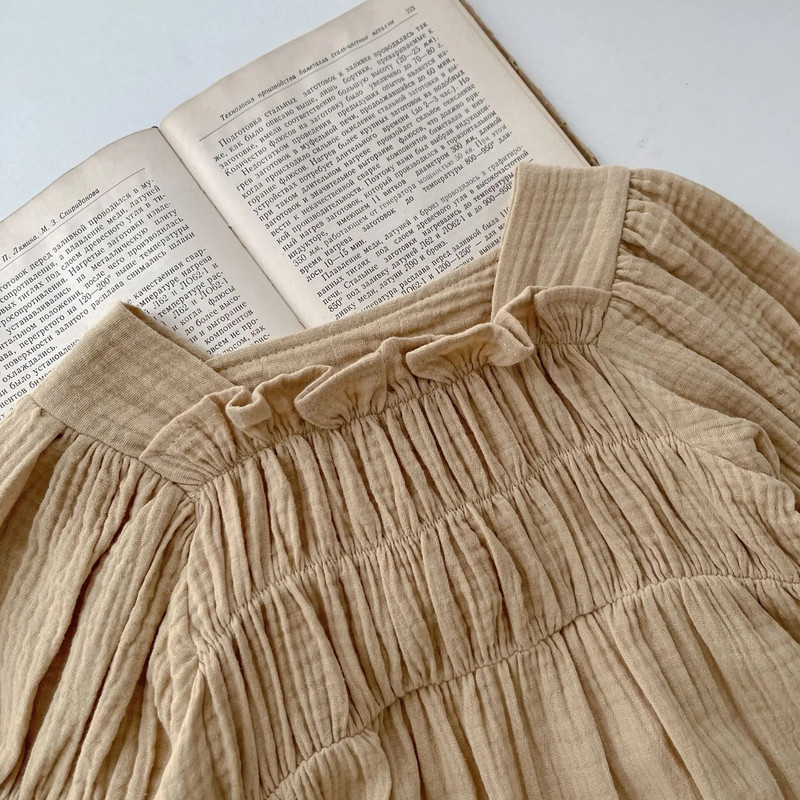 2023-as őszi kislányok egyszínű, hosszú ujjú body, csecsemő pamut, négyzet alakú galléros kombiné, totyogó, alkalmi egyrészes ruhák