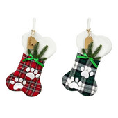 Svētku krāsains Ziemassvētku zeķes Ziemassvētku iekarināms ornaments