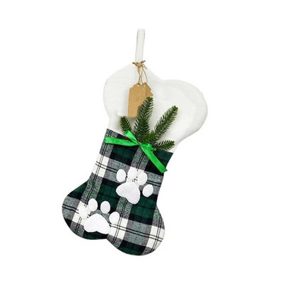 Svētku krāsains Ziemassvētku zeķes Ziemassvētku iekarināms ornaments