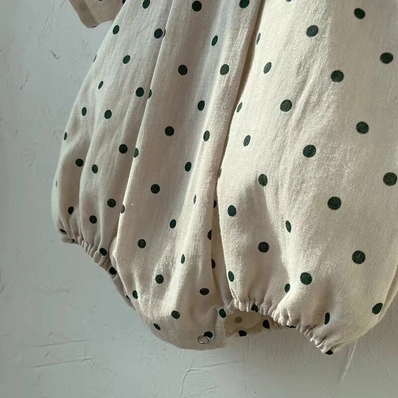 Ljetni dječji bodi kratkih rukava za dojenčad, dječake, široki prugasti kombinezon, ovratnik za lutke, djevojčice, djevojčice, pamučna odjeća za novorođenčad