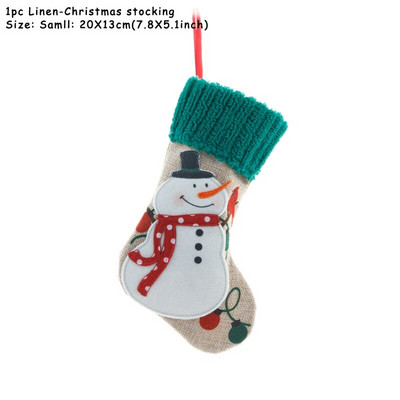 Χριστουγεννιάτικη κάλτσα με τσάντα δώρου Χριστουγεννιάτικες κάλτσες Χριστουγεννιάτικες κάλτσες για το σπίτι Noel Decor Navidad Πρωτοχρονιά 2023