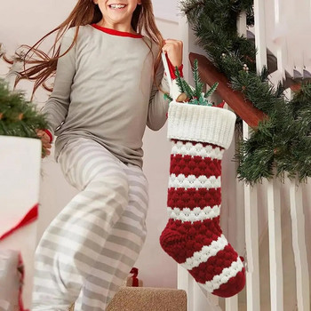 1 τμχ Χριστουγεννιάτικο στολίδι με κάλτσες Άγιος Βασίλης & Χιονάνθρωπος & Τάρανδος, Κρεμαστό κρεμαστό χριστουγεννιάτικο κάλτσες