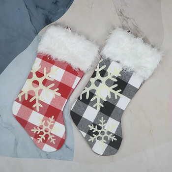 Коледни чорапи Подаръчна торбичка Снежинкови чорапи Висящи коледни чорапи Коледна елха Висяща украса Доставки Подаръчна торбичка