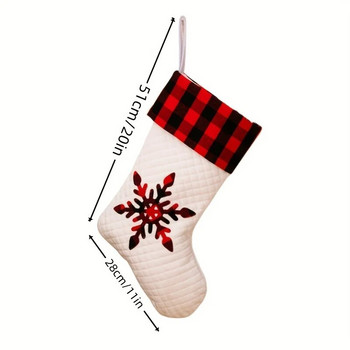 1 τμχ Χριστουγεννιάτικες κάλτσες Κάλτσες Δώρα Τσάντα καραμέλα Elk Χριστουγεννιάτικο δέντρο ελάφια εκτύπωση τσέπης κρεμαστό στολίδι Πρωτοχρονιάτικα διακοσμητικά