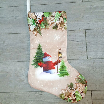 Ziemassvētku zeķu maiss Ziemassvētku dāvanu konfekšu maisiņš Noel Ziemassvētku rotājumi mājām Navidad 2024 Jaungada zeķu Ziemassvētku eglītes dekors