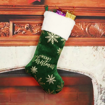Διακόσμηση Χριστουγεννιάτικου Δέντρου Χριστουγεννιάτικες κάλτσες Κρεμαστό στολίδια Χριστουγεννιάτικες τσάντες δώρου Παιδικές πρωτοχρονιάτικες τσάντες καραμέλα Τζάκι Διακόσμηση δέντρου