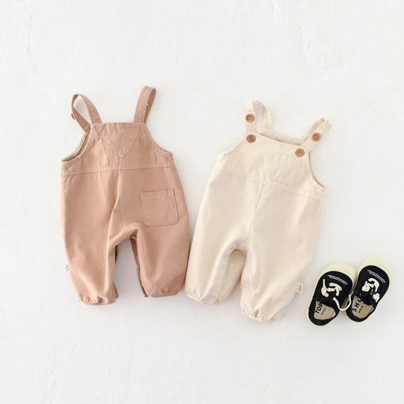 2022 Κορεάτικο φθινοπωρινό μωρό Romper Casual βρεφικές φόρμες για βρέφη κοριτσάκι Βαμβακερή ολόσωμη φόρμα νήπιο αγόρι Φαρδιά κρεμαστή παντελόνι νεογέννητα ρούχα