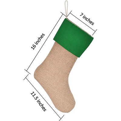 Ziemassvētku zeķes Dāvanu maisiņi Džutas audekls Dāvanu maisiņi Mājas ballīšu noformējums Audekls Zeķes Ziemassvētku piederumi Ziemassvētku Turētāji mājām