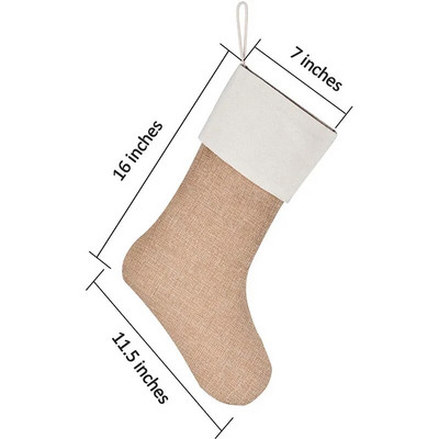 Ziemassvētku zeķes Dāvanu maisiņi Džutas audekls Dāvanu maisiņi Mājas ballīšu noformējums Audekls Zeķes Ziemassvētku piederumi Ziemassvētku Turētāji mājām