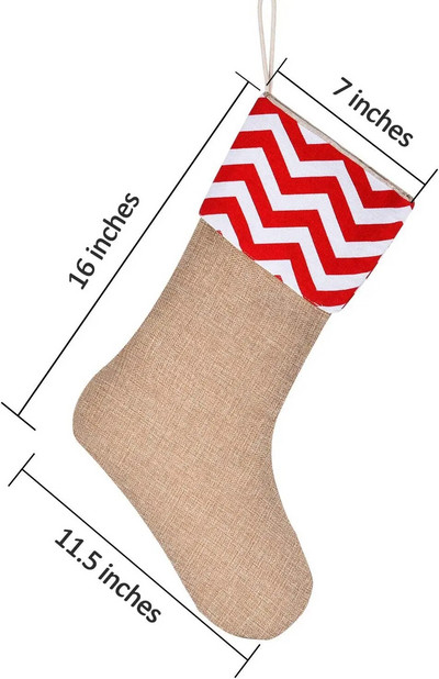 Ziemassvētku zeķes Dāvanu maisiņi Džutas audekls Dāvanu maisiņi Mājas ballīšu noformējums Audekls Zeķes Ziemassvētku piederumi Ziemassvētku Turētāji mājām