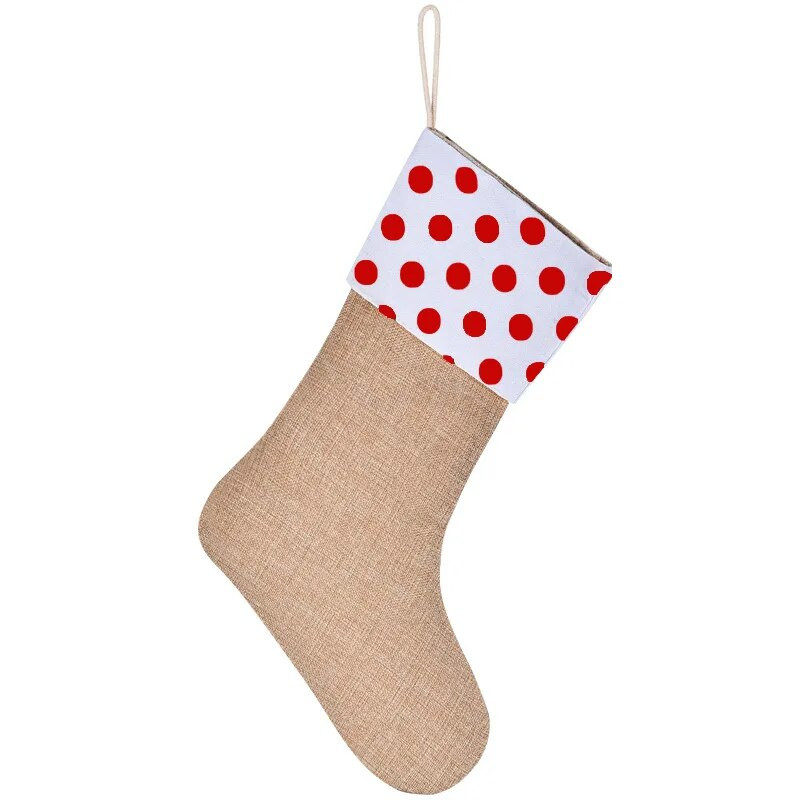 Ziemassvētku zeķes Dāvanu maisiņi Džutas audekls Dāvanu maisiņi Mājas ballīšu noformējums Audekls Zeķes Ziemassvētku piederumi Ziemassvētku Turētāji mājām