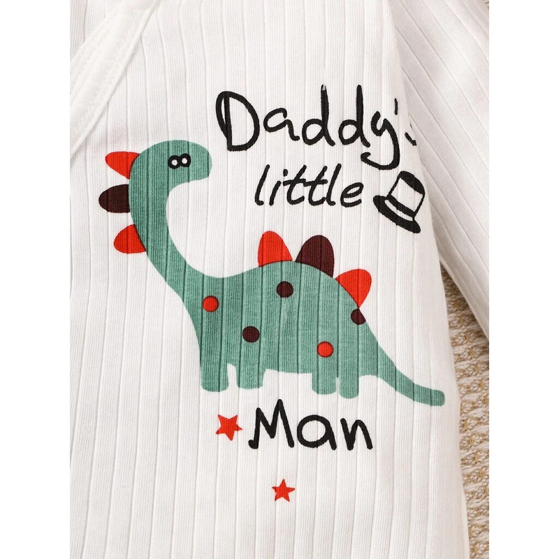 0–6 kuu vanused vastsündinud poisi püksid, armsad dinosauruse mustriga pikkade varrukatega bodi, kevad-sügis, lahe poiss, vabaaja kombinesoon