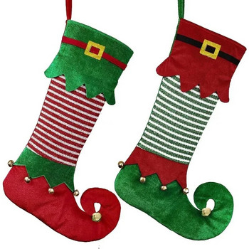 Декорация Декорация Голям размер Коледни чорапи Фея Чорапи Коледни коледни чорапи Подаръчна торбичка Висулка