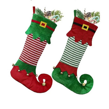 Декорация Декорация Голям размер Коледни чорапи Фея Чорапи Коледни коледни чорапи Подаръчна торбичка Висулка