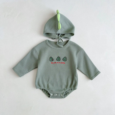 Bodi za bebe 2023. Proljetna odjeća za novorođenčad Vaffle Bodi za dječake Bear Bodi s dugim rukavima za malu djecu Djevojčice Jednodijelni kombinezon za dojenčad