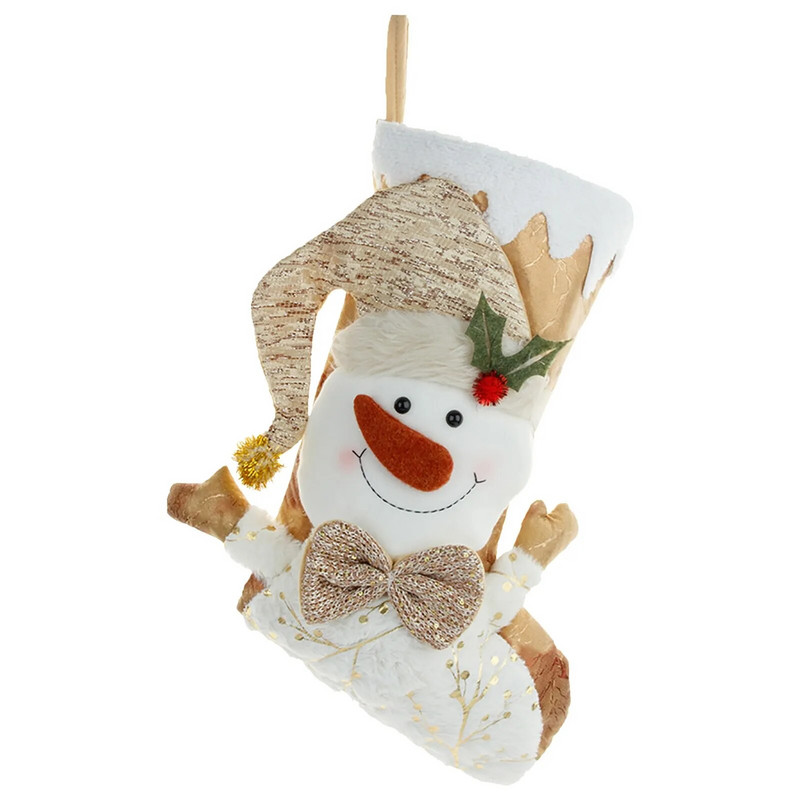 Παιδική τσάντα δώρου καραμέλα Χριστουγεννιάτικη κάλτσα τσάντα δώρου