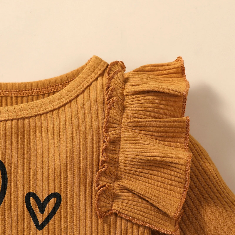 Jauns zīdaiņu apģērbu komplekts, volāns, garām piedurknēm, puķes ar ziedu apdruku tauriņi, bikses, tērpi zīdaiņu modei, pavasara rudens, tērpi