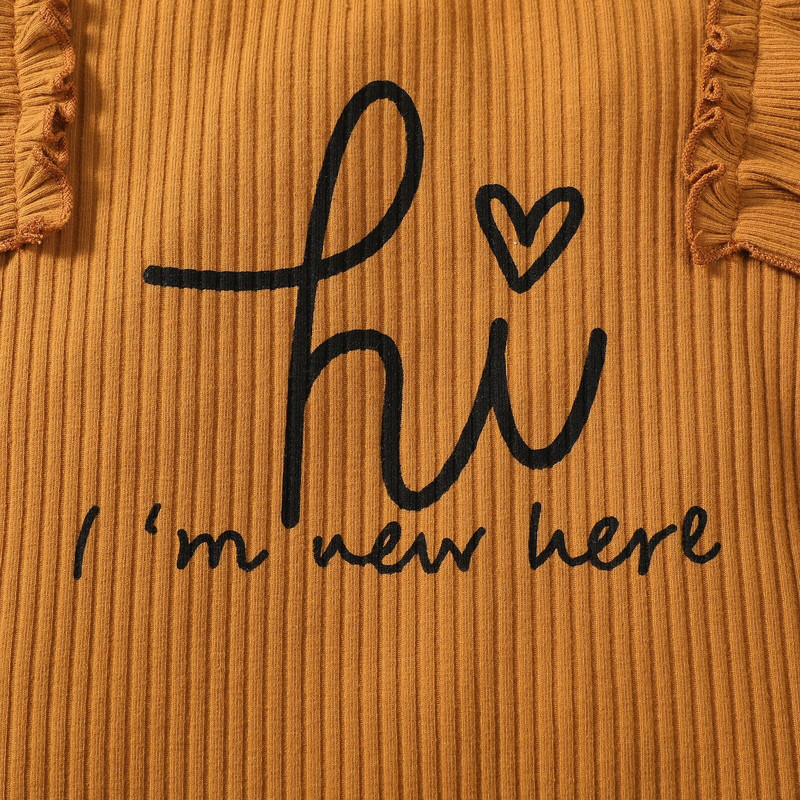 Jauns zīdaiņu apģērbu komplekts, volāns, garām piedurknēm, puķes ar ziedu apdruku tauriņi, bikses, tērpi zīdaiņu modei, pavasara rudens, tērpi