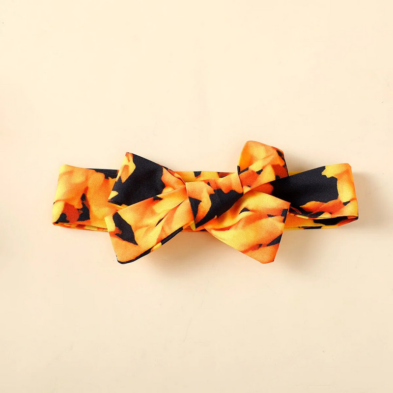 Újszülött kislány ruhakészletek egyszínű buborékos rövid ujjú felsők Virágmintás rövidnadrágok Fejpánt csecsemők divatos ruházati öltöny