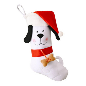 Χριστουγεννιάτικες κάλτσες σε σχήμα κόκαλου Τσάντα διακόσμηση τζάκι Κάλτσες Πρωτοχρονιάτικα δώρα καραμέλα Τσάντες Κάτοχος Χριστουγεννιάτικο δώρο
