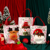 Χριστουγεννιάτικη τσάντα δώρου Άρθρα Χριστουγεννιάτικη διακόσμηση Shopping Mall Ξενοδοχείο Βιβλιοπωλείο Merry Christmas Παιδική διακοσμητική τσάντα δώρου