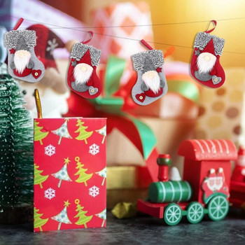 1 τεμάχιο χριστουγεννιάτικη κάλτσα Κρεμαστή κούκλα ποδιών Χαριτωμένα δώρα γιορτινά κινούμενα σχέδια Κούκλα απρόσωπη κούκλα Forester Οικογενειακό ντεκόρ για διακοπές