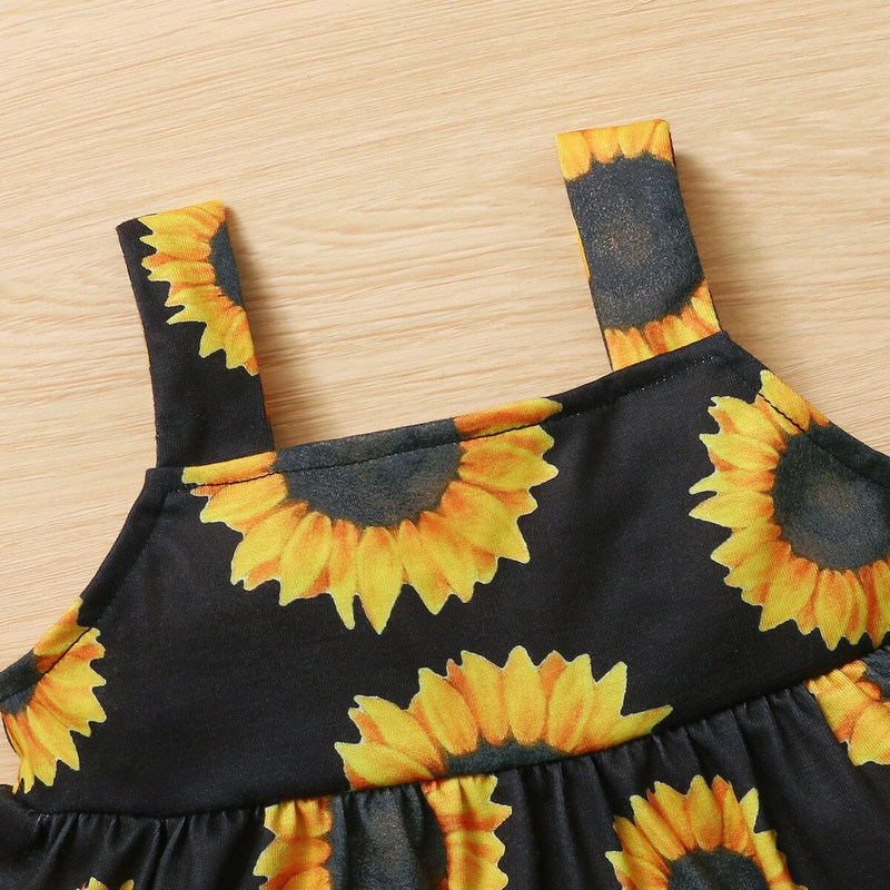 3 gab. Jaundzimušo meiteņu vasaras drēbes jaukas pludmales Boho siksniņas, volānveida bikses, ziedu šorti, toddler apģērbs, meiteņu apģērbs