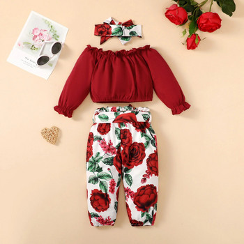 Комплект дрехи за момичета Дрехи за новородени 0 3 месеца Бебешки дрехи Момиче Есенни дрехи за малко момиче Есенни дрехи Облекла за момичета
