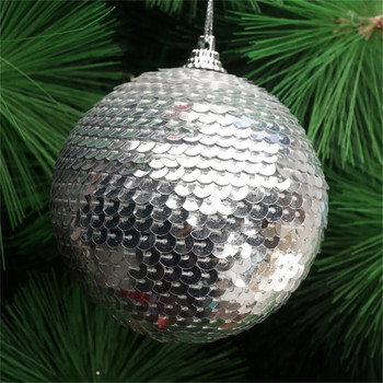 Νέα Glitter Χριστουγεννιάτικη Μπάλα 8cm 1 ΤΕΜ. Χριστουγεννιάτικο Δέντρο Διακοσμητικά Μπάλες Στολίδι Χριστουγεννιάτικες μπάλες διακόσμησης Χριστουγεννιάτικα μενταγιόν 30