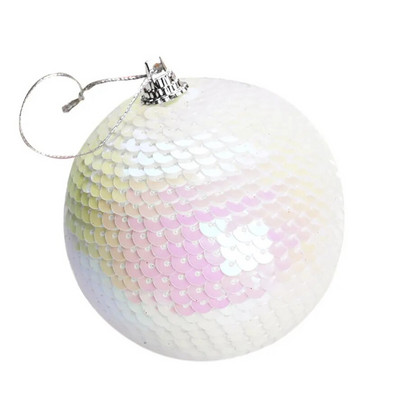 Nova svjetlucava božićna kuglica 8cm 1kom Kuglice za božićno drvce Ukrasi Božićne ukrasne kuglice Privjesci za božićno drvce 30