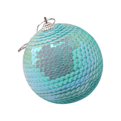 Nova svjetlucava božićna kuglica 8cm 1kom Kuglice za božićno drvce Ukrasi Božićne ukrasne kuglice Privjesci za božićno drvce 30