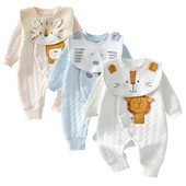 Slatki kombinezon za novorođenčad s kompletom naramenica Crtani jesen-zima dječje štrample za djevojčice i dječake Onesie odijelo za malu djecu Odjeća za dojenčad