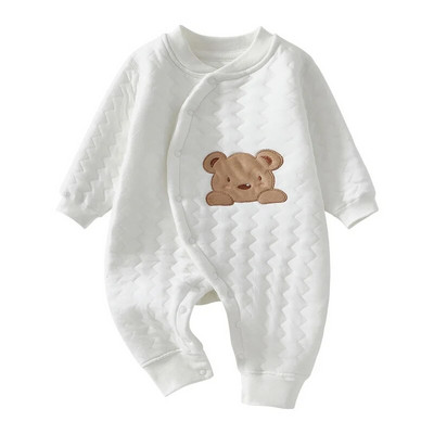 Slatki kombinezon za novorođenčad s kompletom naramenica Crtani jesen-zima dječje štrample za djevojčice i dječake Onesie odijelo za malu djecu Odjeća za dojenčad