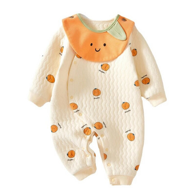 Slatki kombinezon za novorođenčad s kompletom naramenica Crtani jesen-zima dječje štrample za djevojčice i dječake Onesie odijelo za malu djecu Odjeća za dojenčad