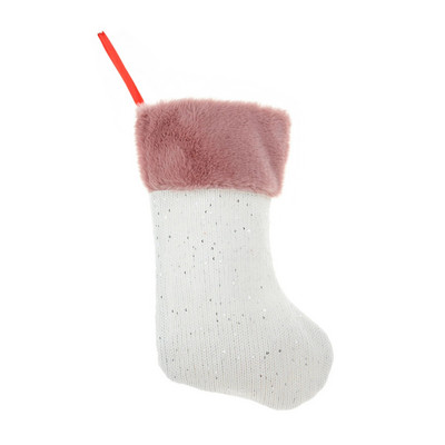 Karácsonyi harisnya, akasztós zokni ajándéktáska Karácsonyi cukorka ajándéktáska otthoni fali dekorációhoz