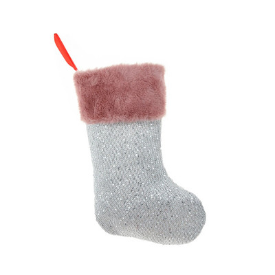 Karácsonyi harisnya, akasztós zokni ajándéktáska Karácsonyi cukorka ajándéktáska otthoni fali dekorációhoz