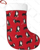 Bernes ganu suns Mājdzīvnieks Ziemassvētku zeķes Dekorācijas Kamīna piekarināmās zeķes Dekorācijas