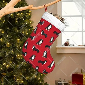 Bernese Mountain Dog Χριστουγεννιάτικες Κάλτσες Διακοσμήσεις Κρεμαστό Κάλτσες Τζάκι Διακοσμήσεις