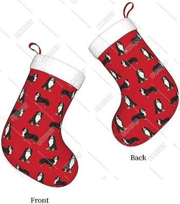 Bernese Mountain Dog Χριστουγεννιάτικες Κάλτσες Διακοσμήσεις Κρεμαστό Κάλτσες Τζάκι Διακοσμήσεις