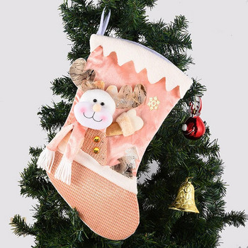 Коледен чорап Дядо Коледа Торба с подарък Коледни чорапи Коледни украси за дома Noel Decor Navidad Нова година 2024