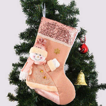Χριστουγεννιάτικη κάλτσα με τσάντα δώρου Χριστουγεννιάτικες κάλτσες Χριστουγεννιάτικες διακοσμήσεις για το σπίτι Noel Decor Navidad Πρωτοχρονιά 2024