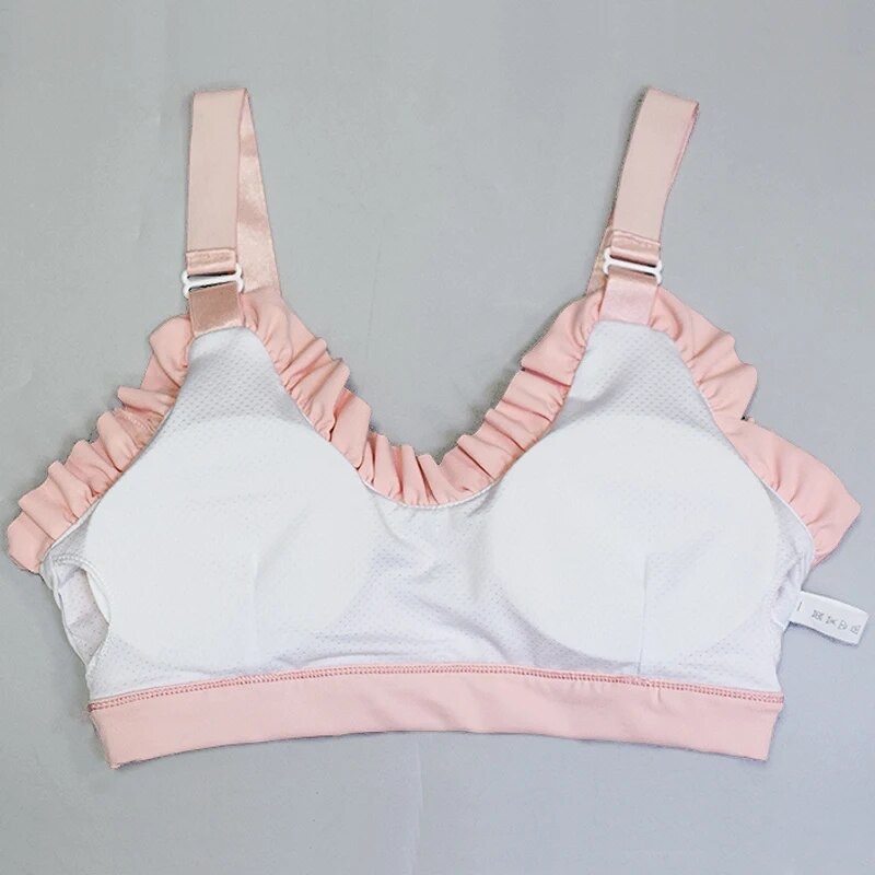 Ženski komplet za jogu Sportsko odijelo s volanima Seksi sportska odjeća Odjeća za vježbanje u teretani Grudnjak Top tajice Hlače Fitness za žene Trenirka X364B