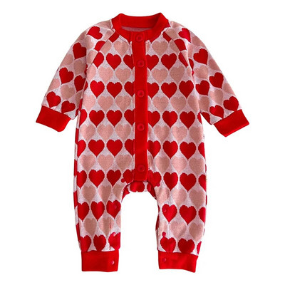 Jesenski dječji kombinezon Pletene štrikalice sa slatkim printom za dječake Djevojčice Vintage pulover Jednodijelni kombinezon Odjeća za novorođenče Odjeća za dojenčad