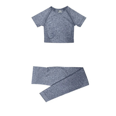 Ženski novi bešavni komplet za jogu Odjeća za teretanu Tajice za fitness + kratke majice Sportsko odijelo Ženska trenirka dugih rukava Aktivna odjeća