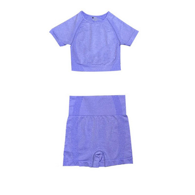 Ženski novi bešavni komplet za jogu Odjeća za teretanu Tajice za fitness + kratke majice Sportsko odijelo Ženska trenirka dugih rukava Aktivna odjeća