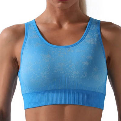 Spordirinnahoidja komplekt Spordidress Naistele Fitness Jõusaali riided Õmblusteta joogaülikond Camo Crop Tank Top Jooksu säärised Treening Spordirõivad