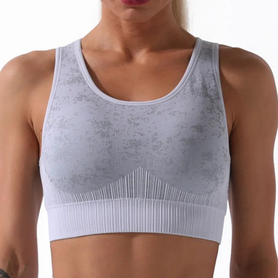 Spordirinnahoidja komplekt Spordidress Naistele Fitness Jõusaali riided Õmblusteta joogaülikond Camo Crop Tank Top Jooksu säärised Treening Spordirõivad